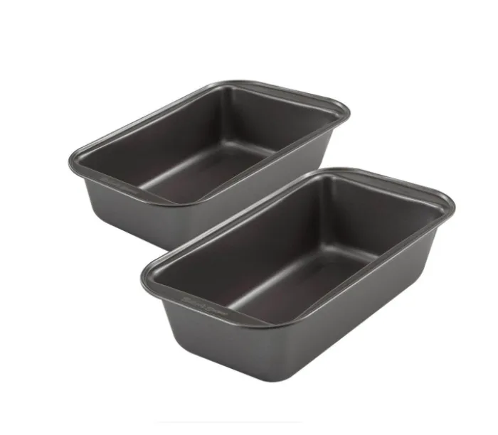 Set of 2 Non-Stick Loaf Pans