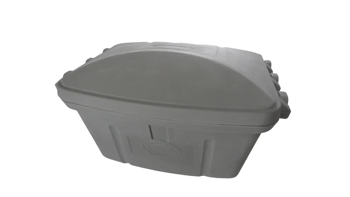 Concrete Grey Delivery Receiving Box