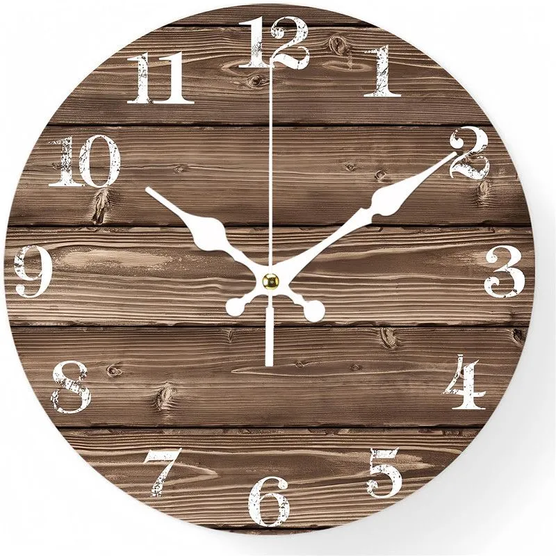 Wall Clock Clocks Battery Operated,for Living Room Bedroom