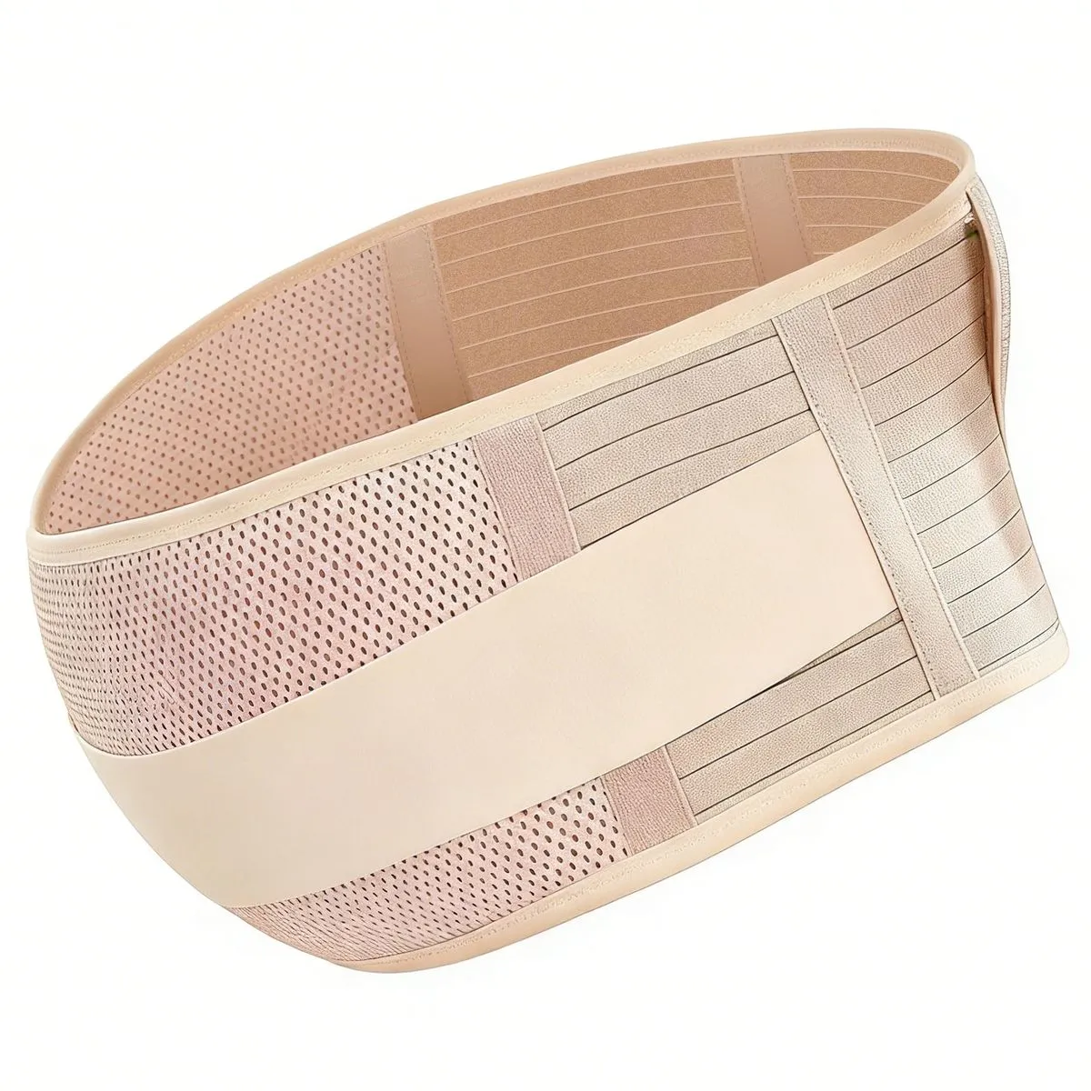 QYNIAL Maternity Belly Band Pregnancy Support Belt Adjustable for Mom - Beige