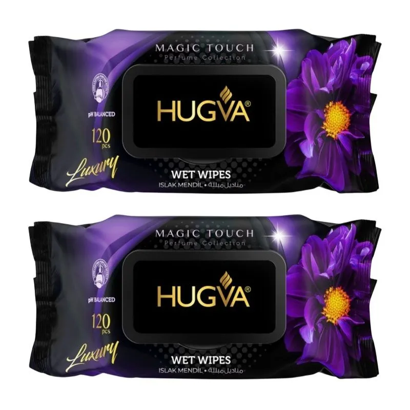 Hugva Luxury Scented Wet Wipes - Magic Touch - 2 Pack