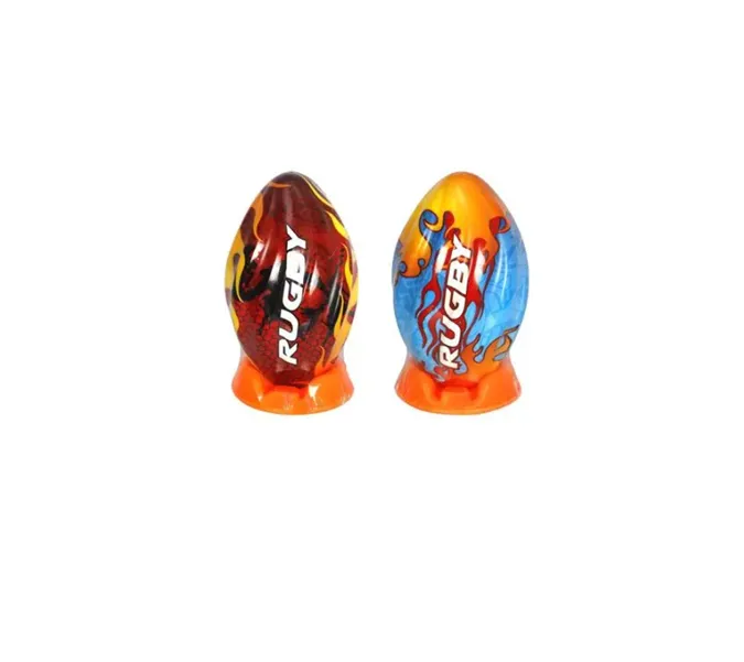Rugby Ball Groove Grip PU 20cm x 2