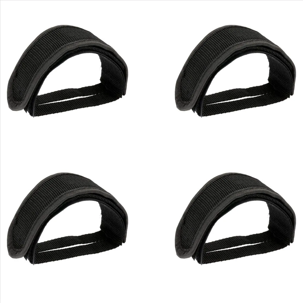 Bicycle Anti-Slip Double Adhesive Straps Pedal Toe Clip Black