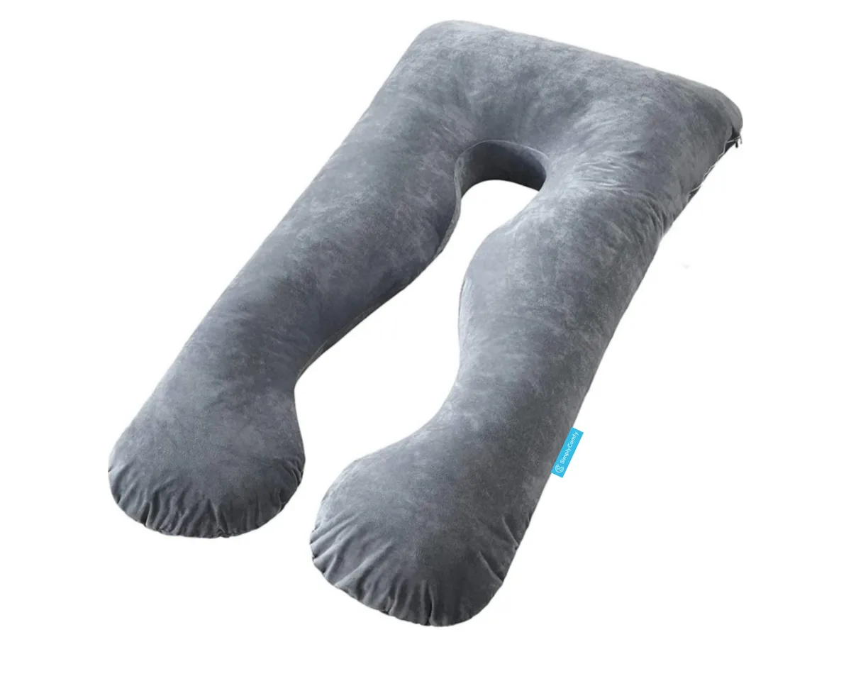 Simply Comfy U Shape Pregnancy & Maternity Pillow- Full Body Nursing Pillow