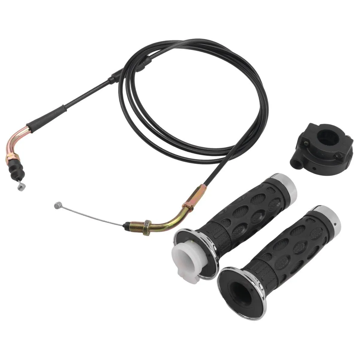 Universal Throttle Twist Grip Set with 78 inch for 50Cc 80Cc 125Cc