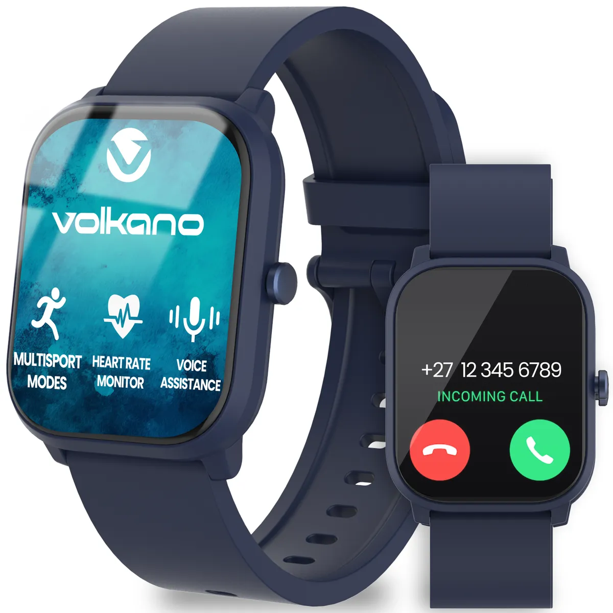 Volkano Vivo Series Kids Smart Watch with Bluetooth Calling - Blue