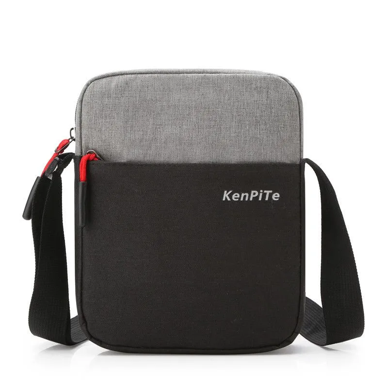 Men's Shoulder Bag-Outdoor Messenger Bag - Black