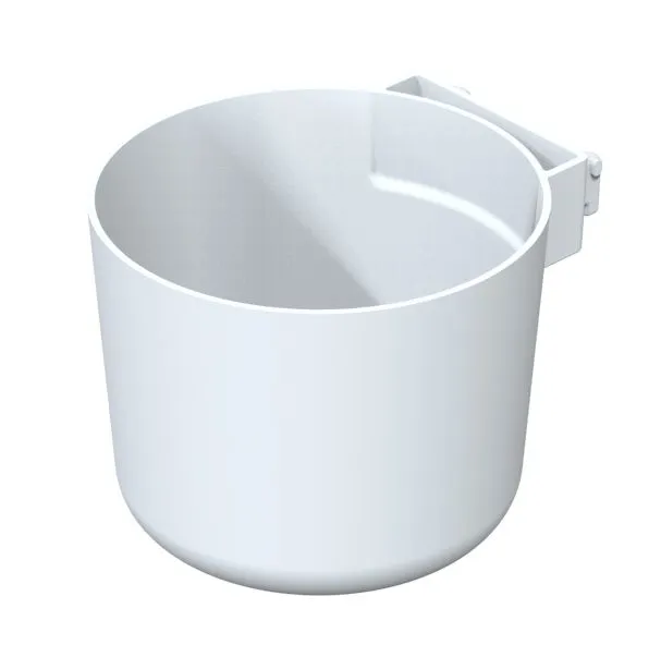 Qurious- Large Pegboard Container - White