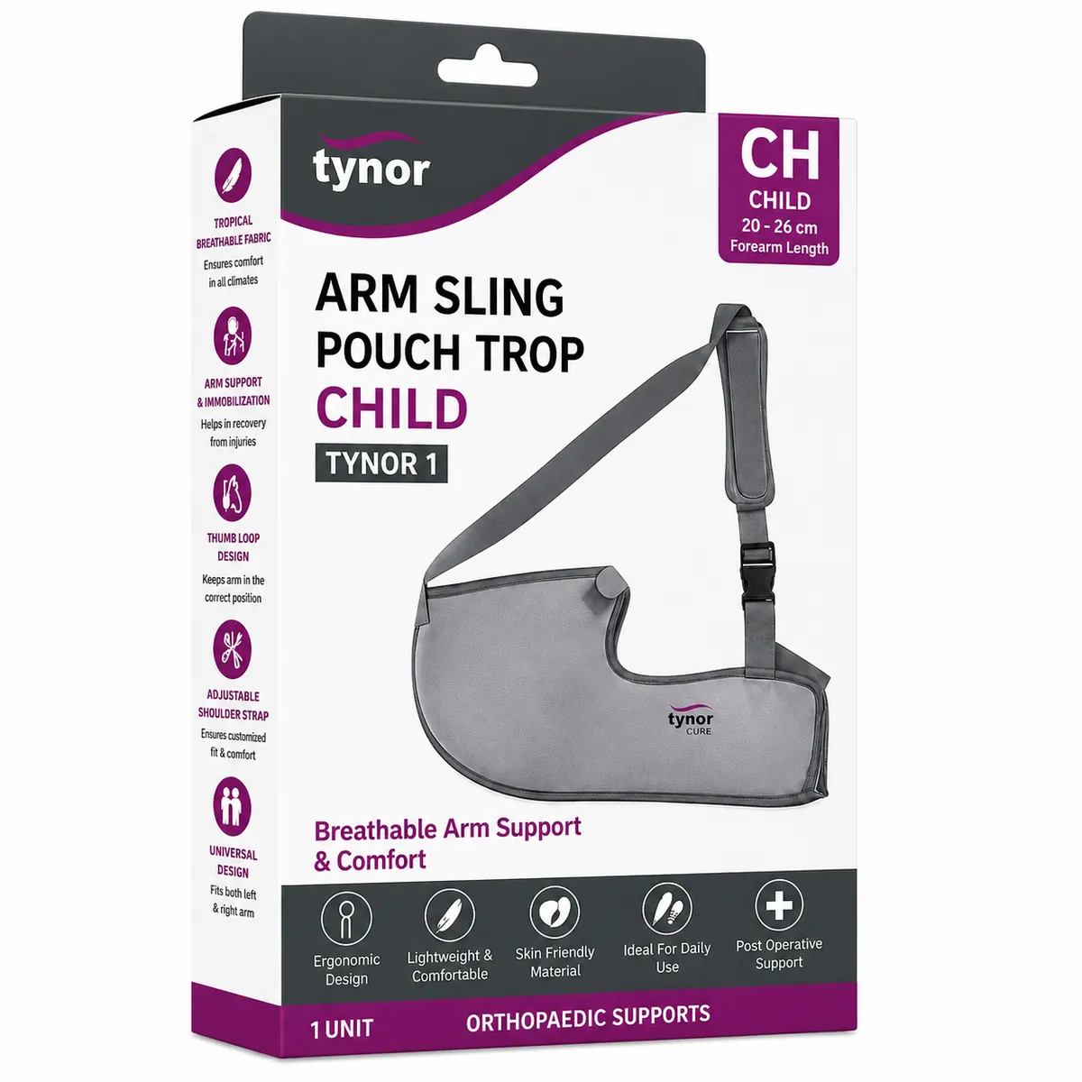 Tynor Tropical Arm Sling Pouch Child (CH)