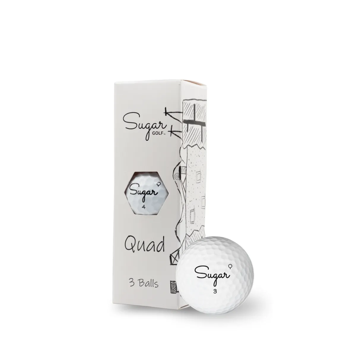 Sugar Golf_QUAD Ball 12 Pack