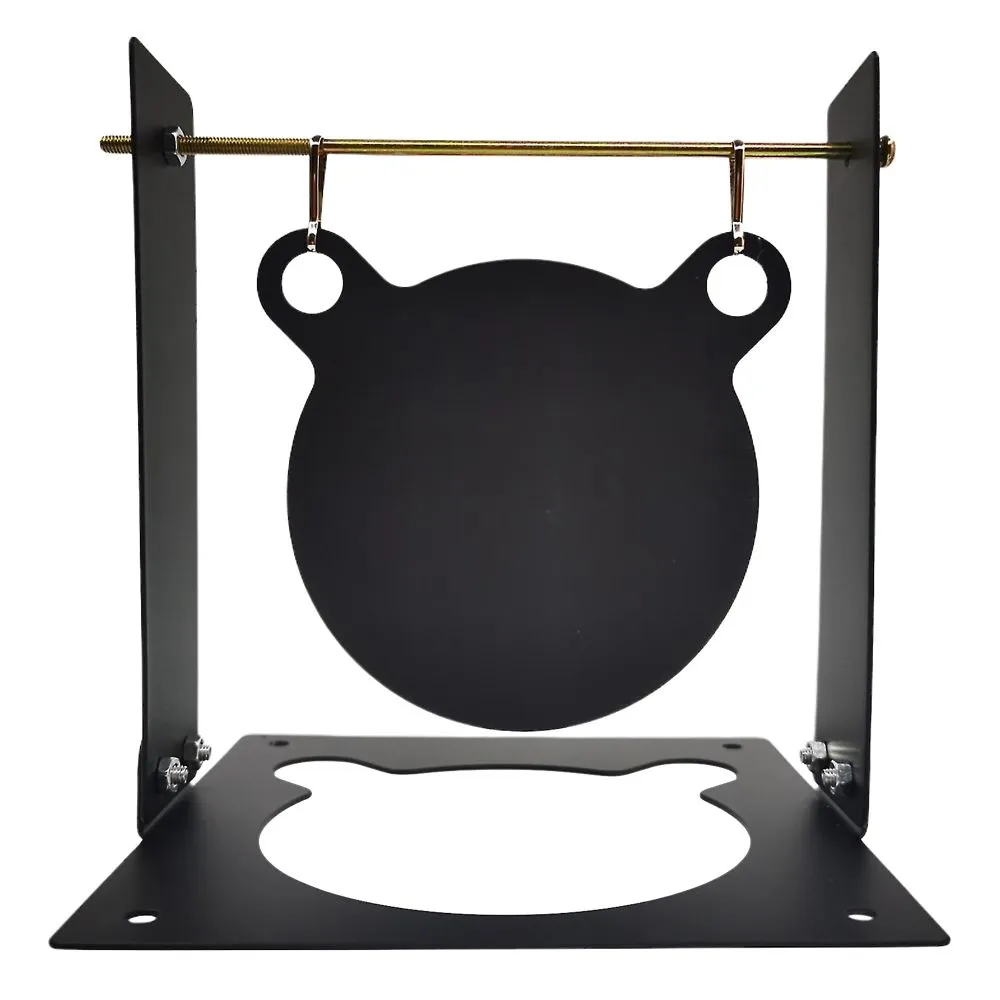 Camping Sport Multi Use Steel Bear Head Target for Shooting Training - 15cm