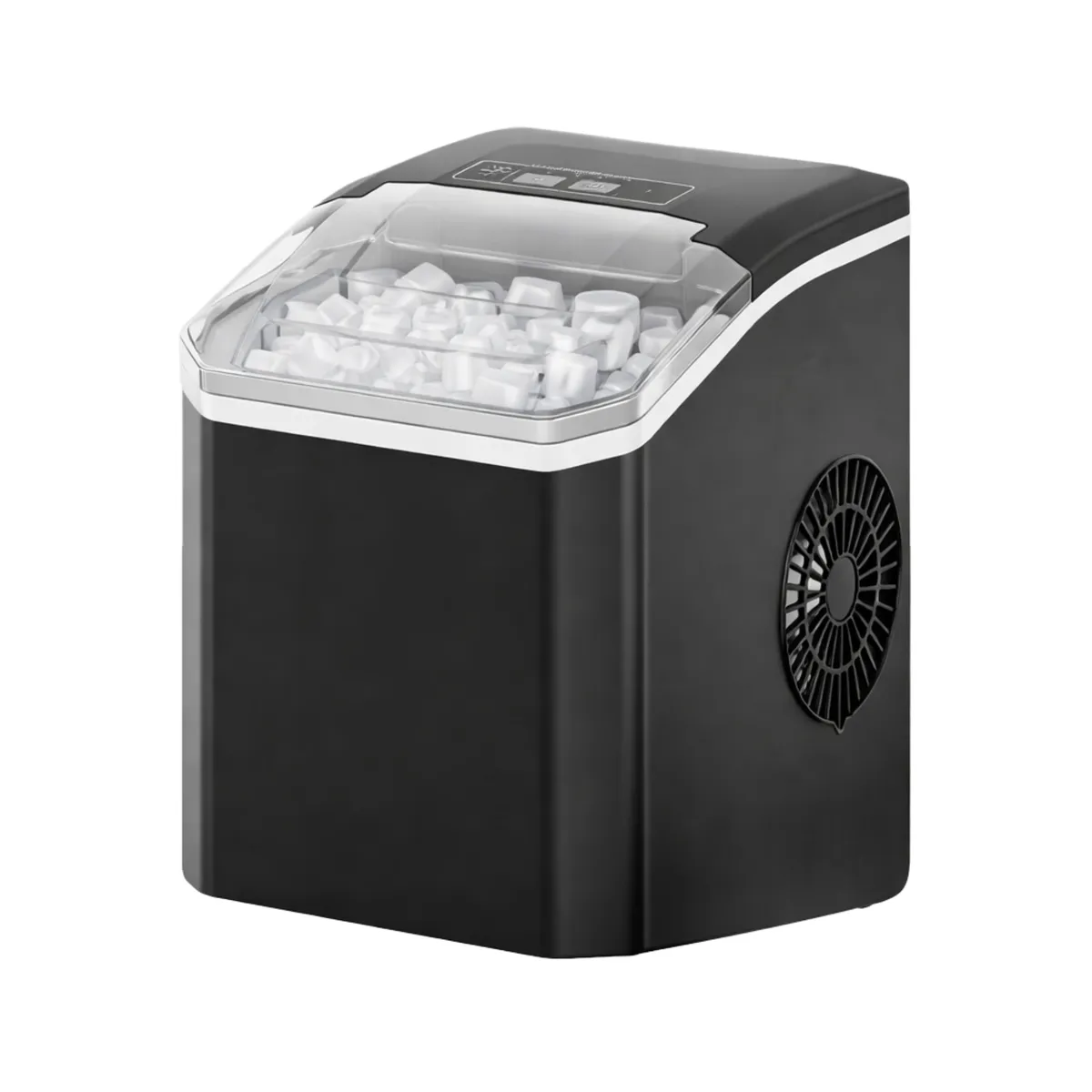 26 lbs Ice Maker - Self-Cleaning, Adjustable Ice