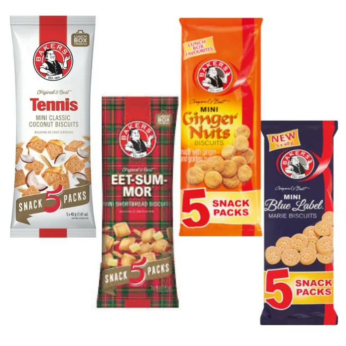 Bakers Mini Assorted Biscuits - 4 Pack
