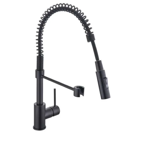 Kitchen Sink Mixer Tap Spout Reach - Black