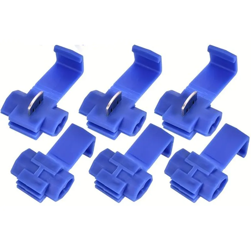 50 Pieces Solderless Wire Splitter Connectors | 1-2mm 10A 220V T-Tap Quick