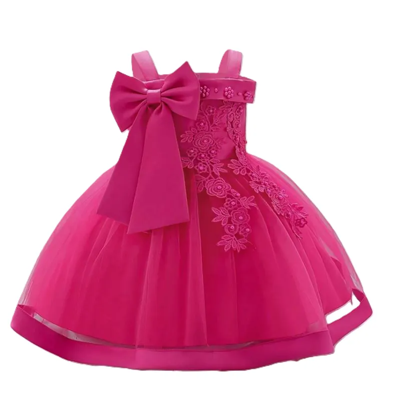 Sleeveless Bow Tutu Ballgown Dress for Girls - Weddings, Parties & Events