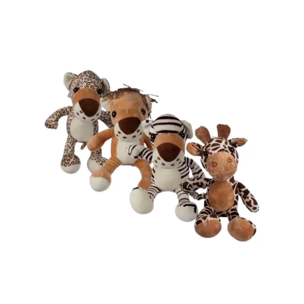 SD Toys- Assorted Plush Wild Animal Soft Toys Pack of 4