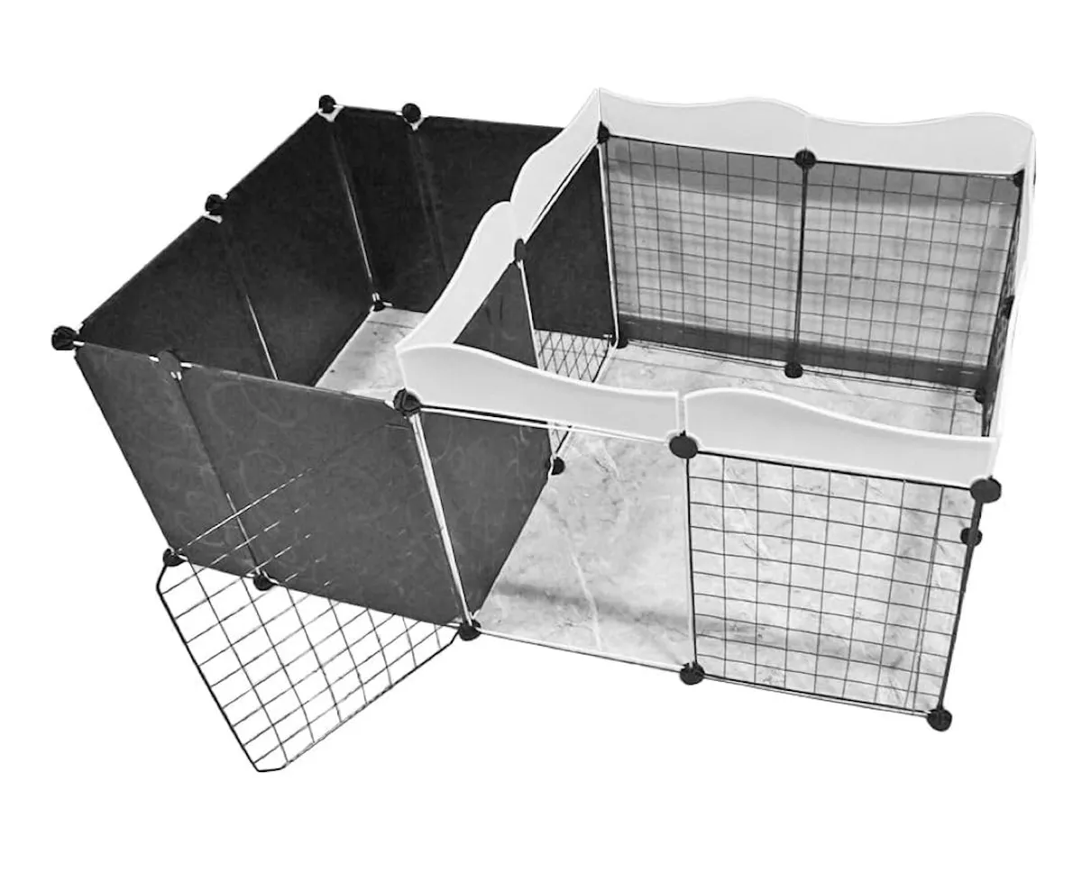 Pet Small Playpen Enclosure For Puppies & Other Animals - 128cm