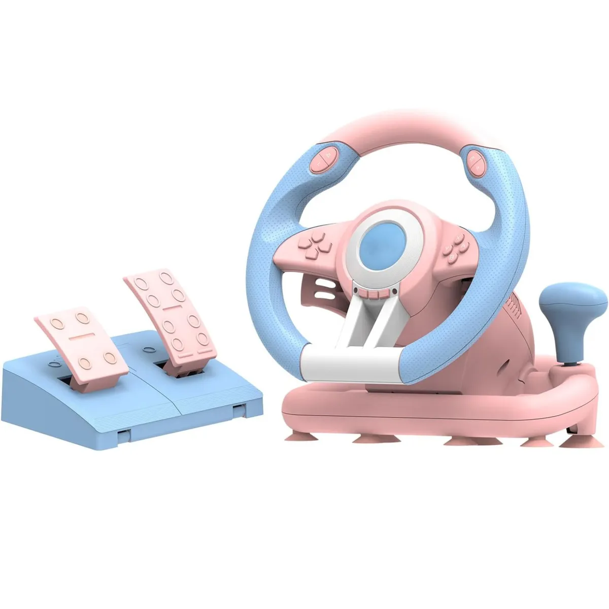 V3 Pro Gaming Steering Wheel and Pedal Set - 180 Racing Wheel with