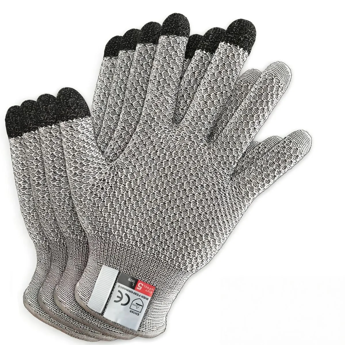 CE Level 5 Touchscreen Cut Resistant Work Gloves