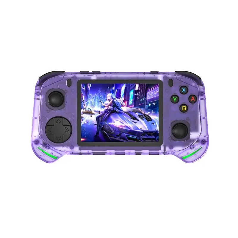 Purple RX6H 128G Dual Sticks Retro Handheld PSP Arcade