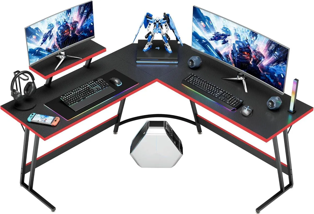 Computer Desks Work Gaming Desk Student Office Table Workstation Shelf