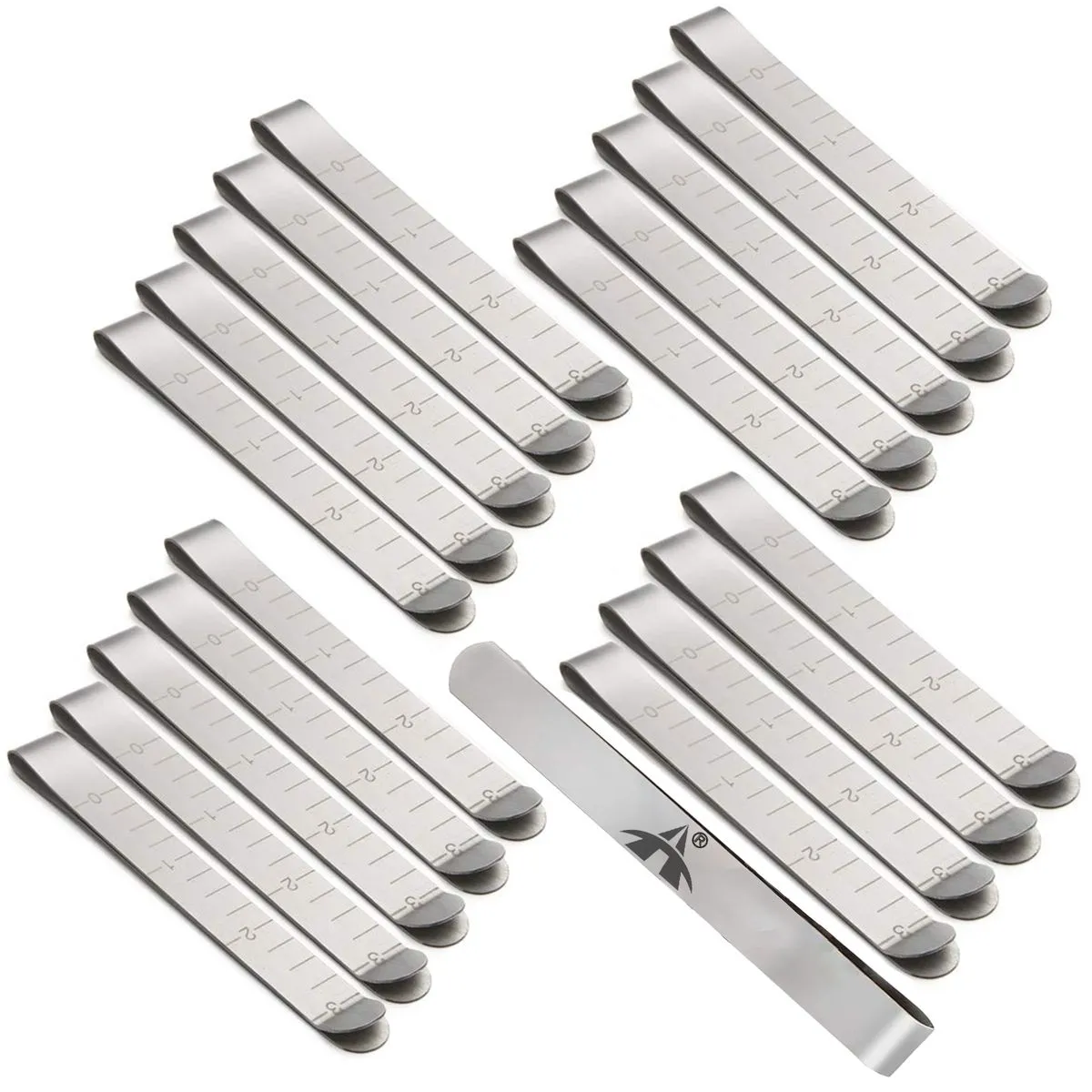 ALANES Stainless Steel Fabric Hemming Clips for Sewing Supplies - Set of 20
