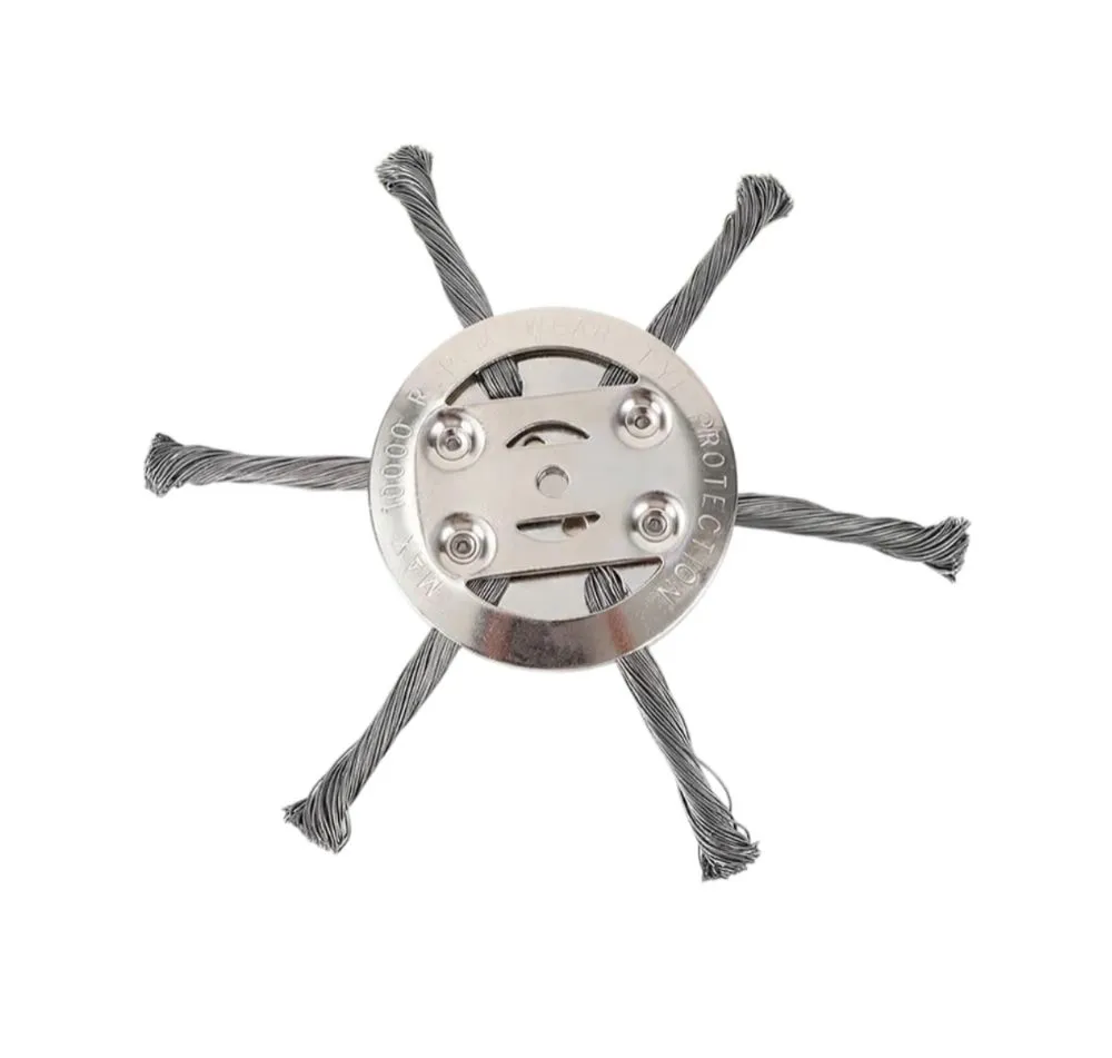 Steel Wire Grass Trimmer Head 5mm Aperture Universal Replacement