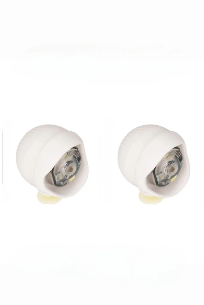 2 Pack LED Lights Shoe Charm, Sports And Casual Shoes - White