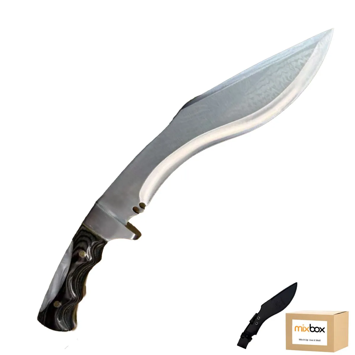 Mix Box Kukri/ Mashete Blade Hunting Knife Kit 30cm
