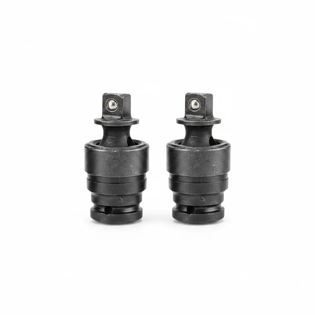 Force 3/8 Inch Drive Impact Universal Joint 71mm Length - 2 Pack