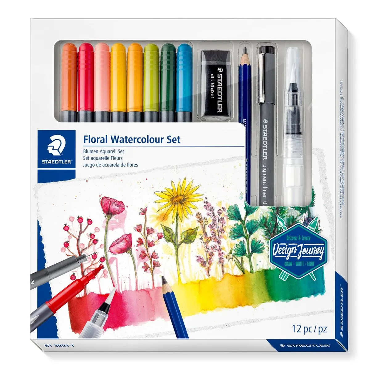 STAEDTLER Floral Watercolour Set