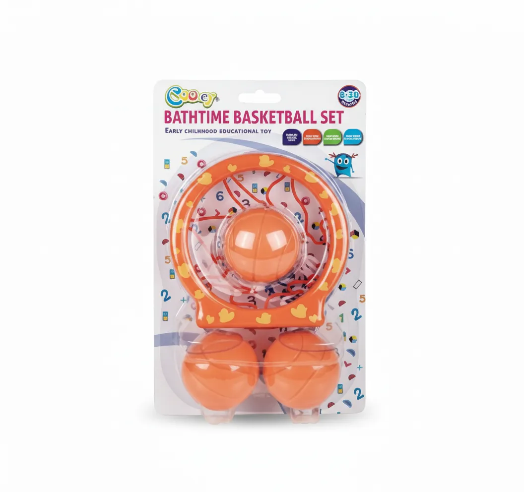 Cooey Baby Bath Basketball Hoop with 3 Balls - 14 cm Bath Toy