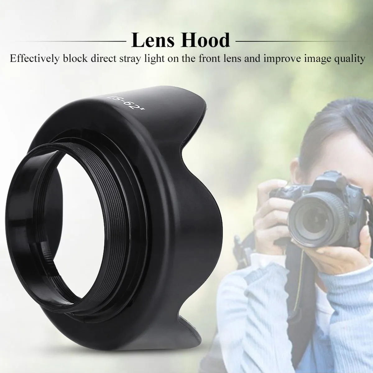 Lens Hood Compatible with Canon 50mm f/