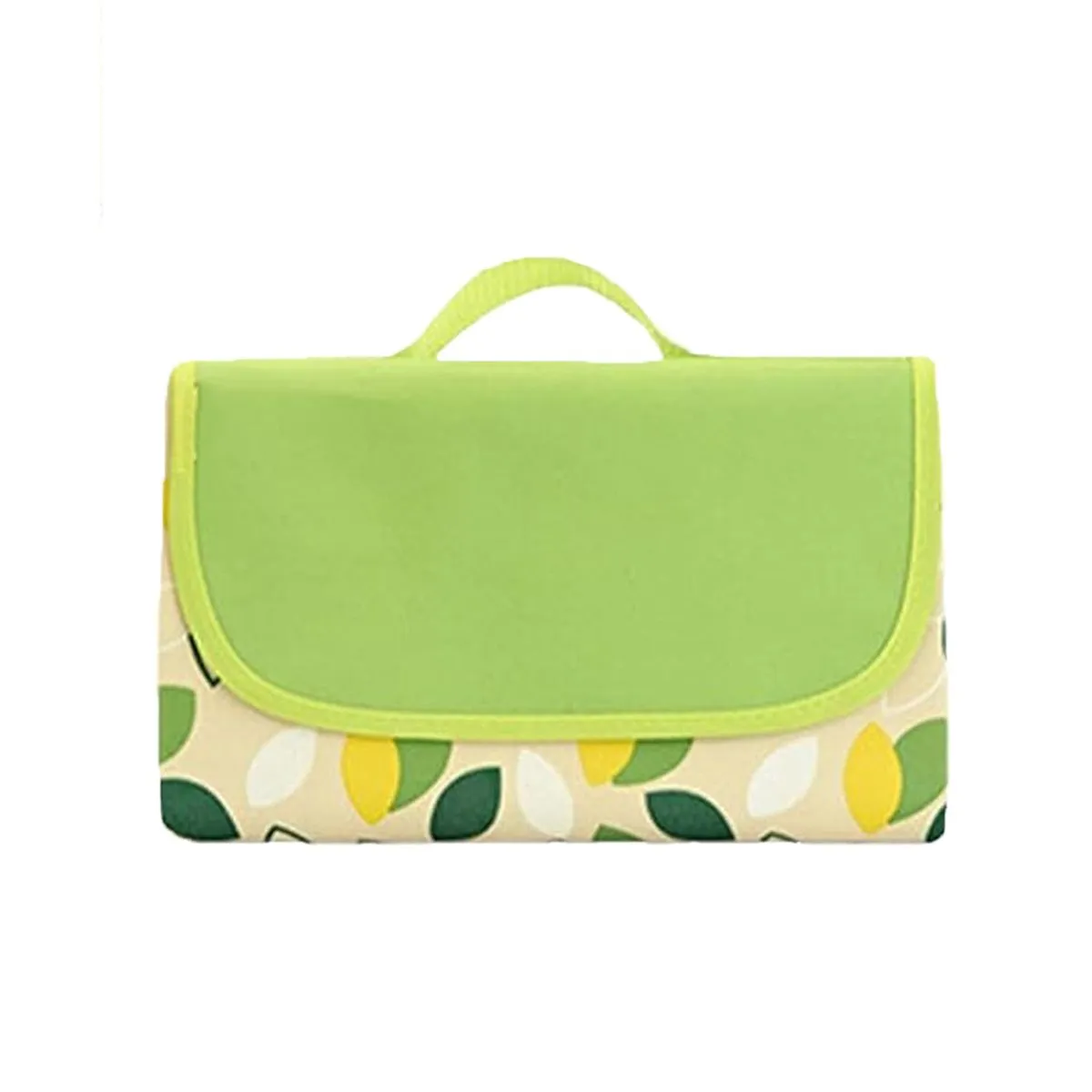 Picnic Blanket Spring Outing Cushion Picnic Beach Mat Waterproof Foldable - Green