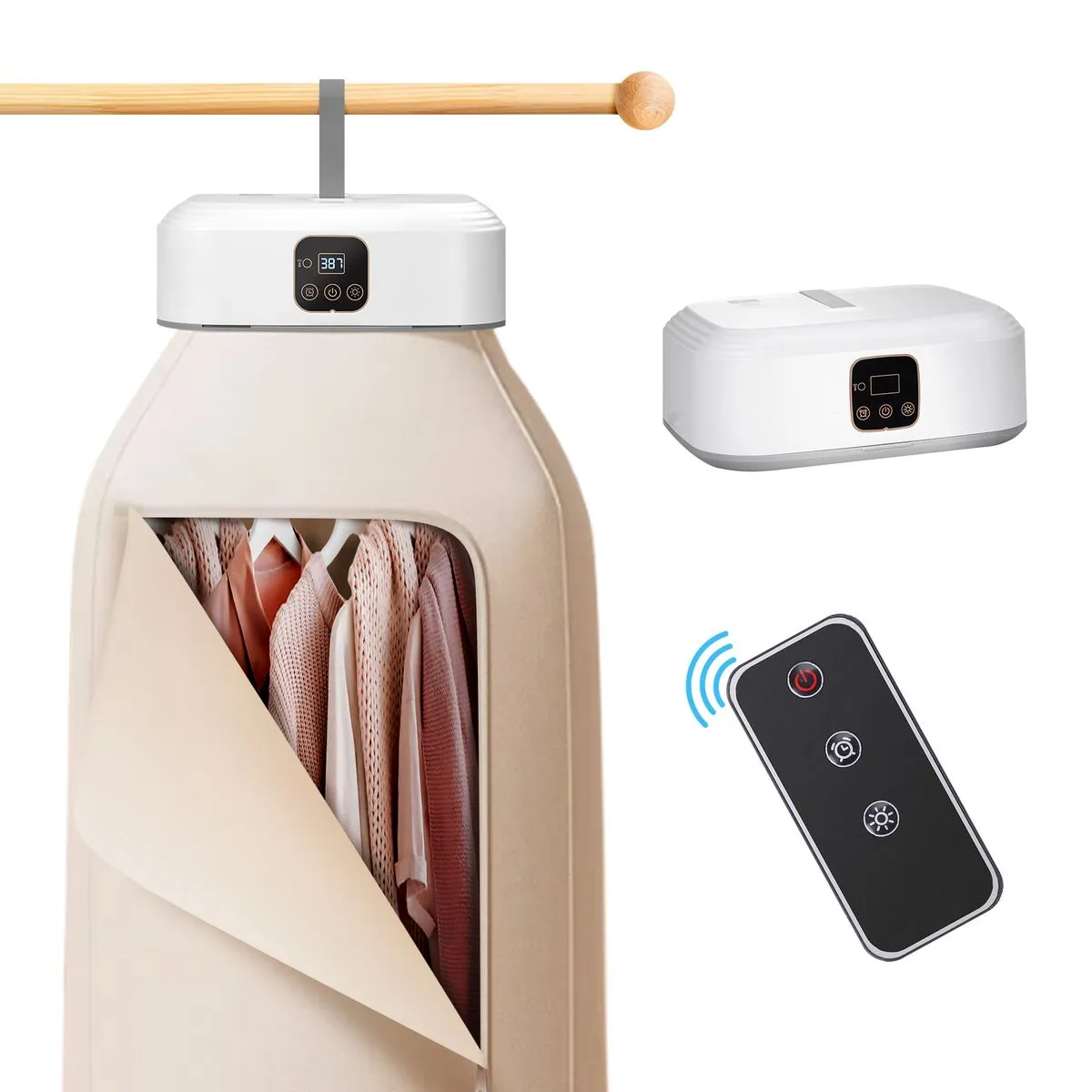 Portable Clothes Dryer Mini Laundry Dryers With Remote Control Dry Machine