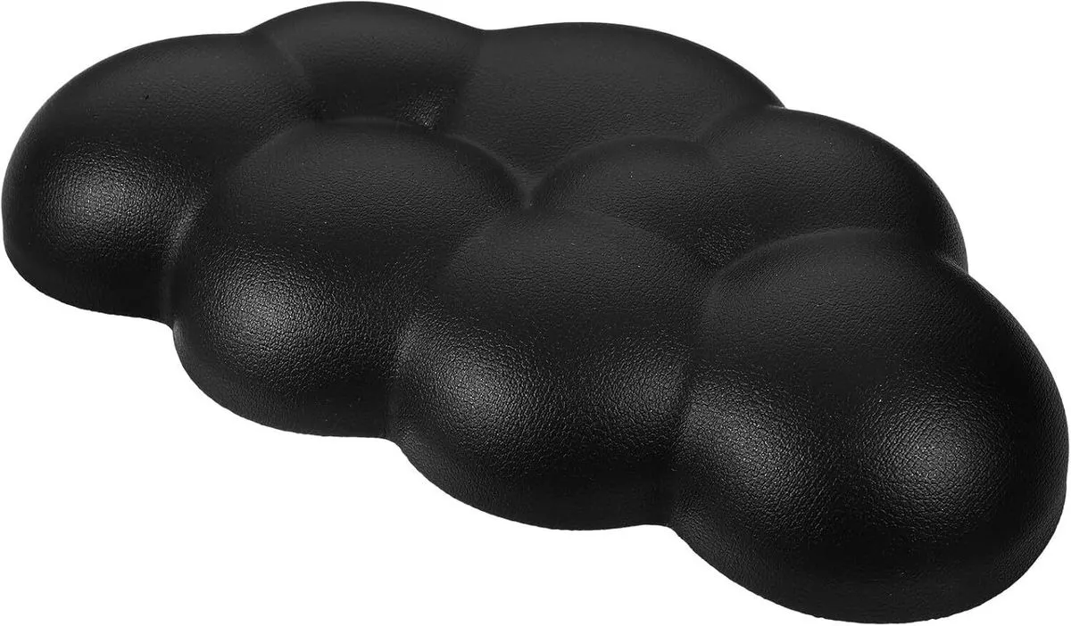 Cloud Keyboard Wrist Rest and Mousepad with Wrist Support, Non-Slip Black