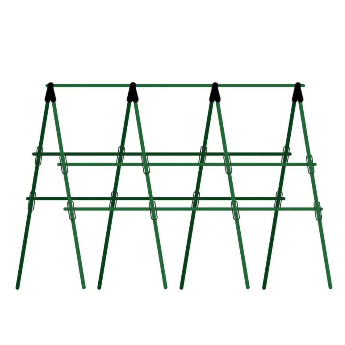 A-Frame Garden Trellis 150x150cm Green Plastic DIY Assembly Kit