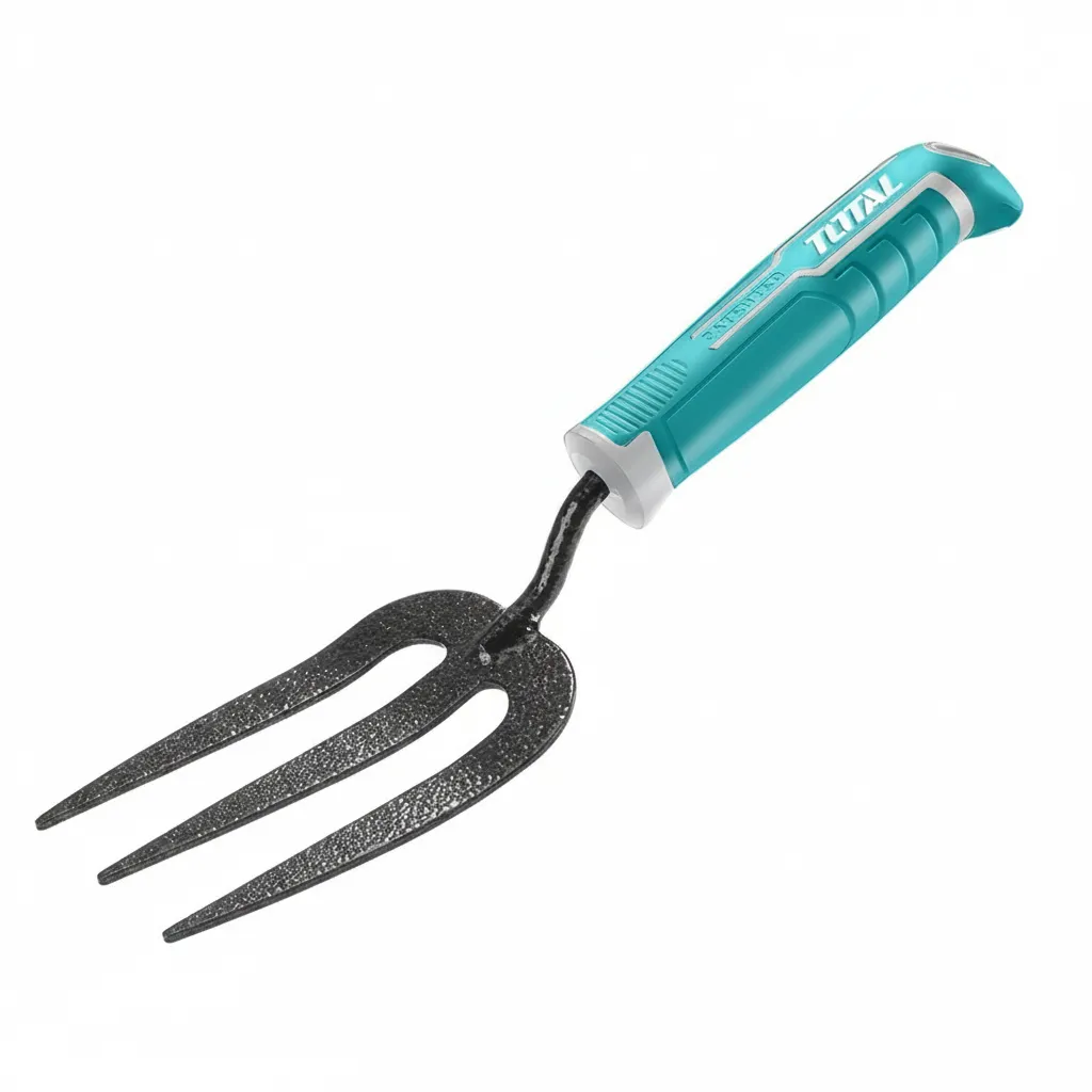 Total Gardening Fork - 320mm Durable Steel, Ergonomic Grip - 2 Pack