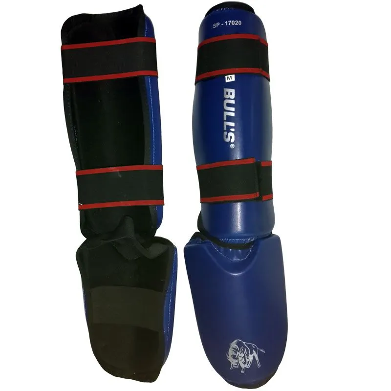 Bulls Karate Shin Guard - Small - Blue