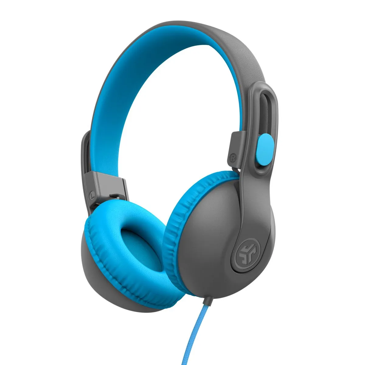 JLAB JBuddies Studio 2 Wired and Wireless Headphones - Blue\Grey