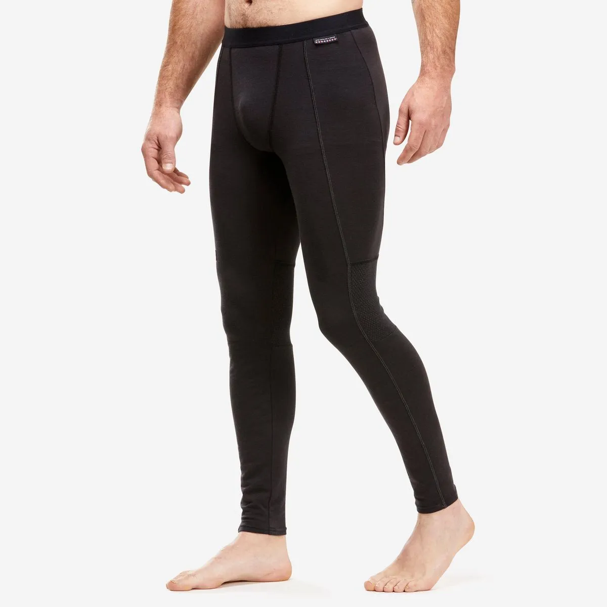 Forclaz Men's Mountain Trekking Merino Wool Base Layer Tights / Leggings - Mt500