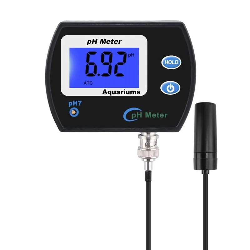 Accurate Ph Meter for Aquarium Multi-Parameter Water Compatible with None