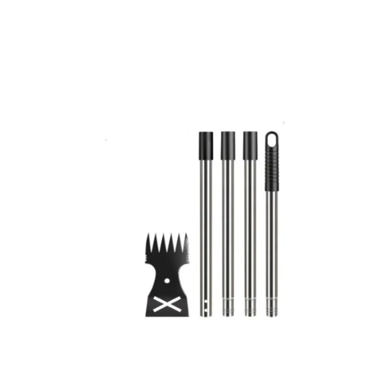 2-in-1 Weed Puller Tool with Adjustable Long Handle