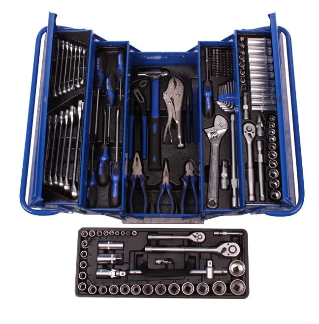 165 Piece Professional Tool Kit with Metal Tool Box