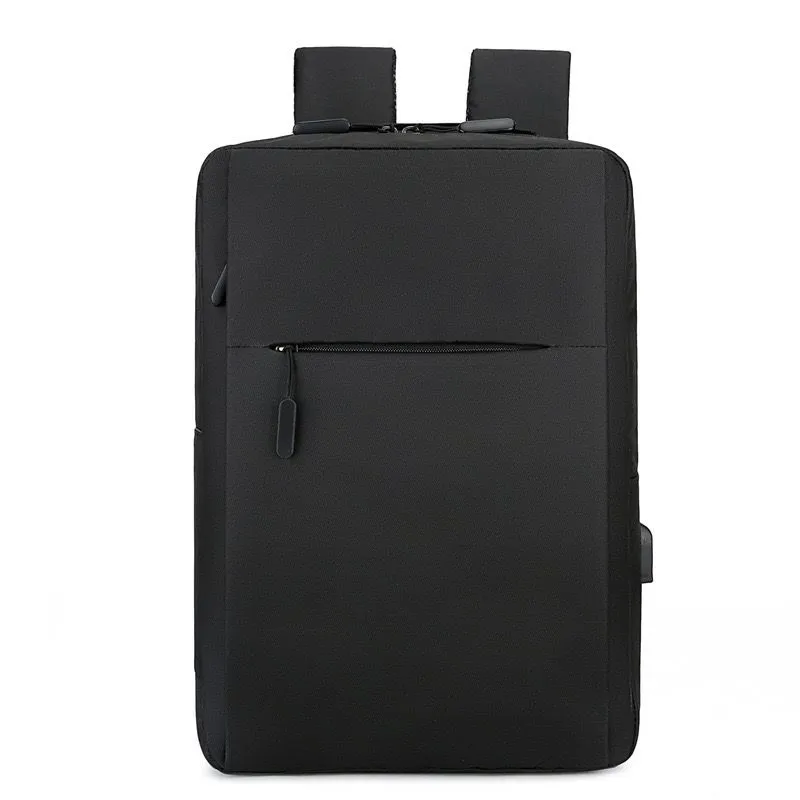 Laptop Backpack for Travel Business with USB Charging Port - Black