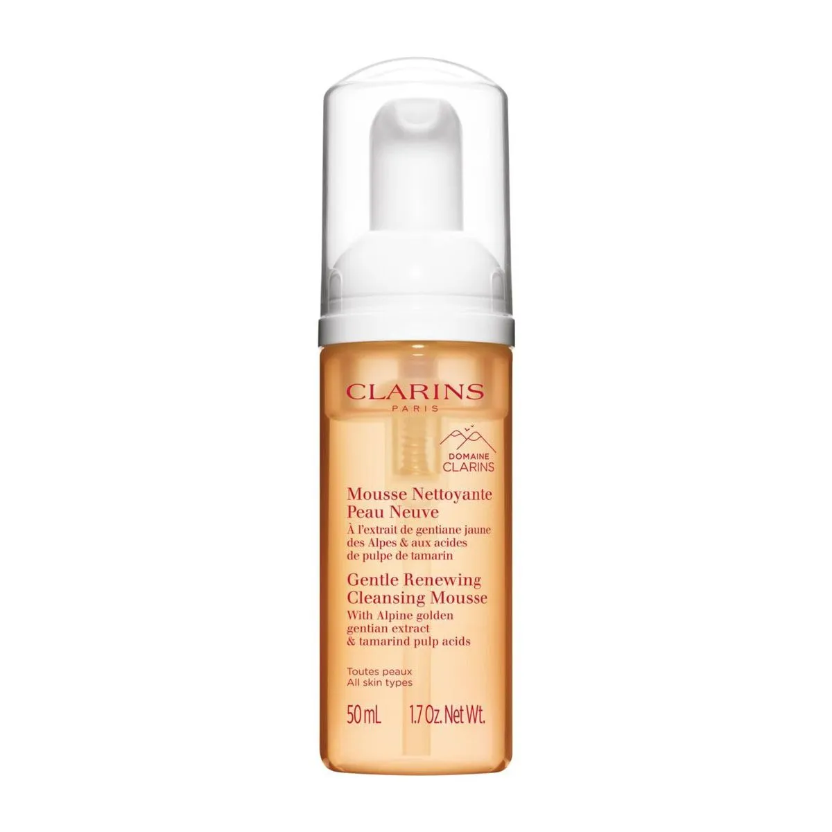 Clarins Gentle Renewing Cleansing Mousse Travel-Size | Brightening Cleanser