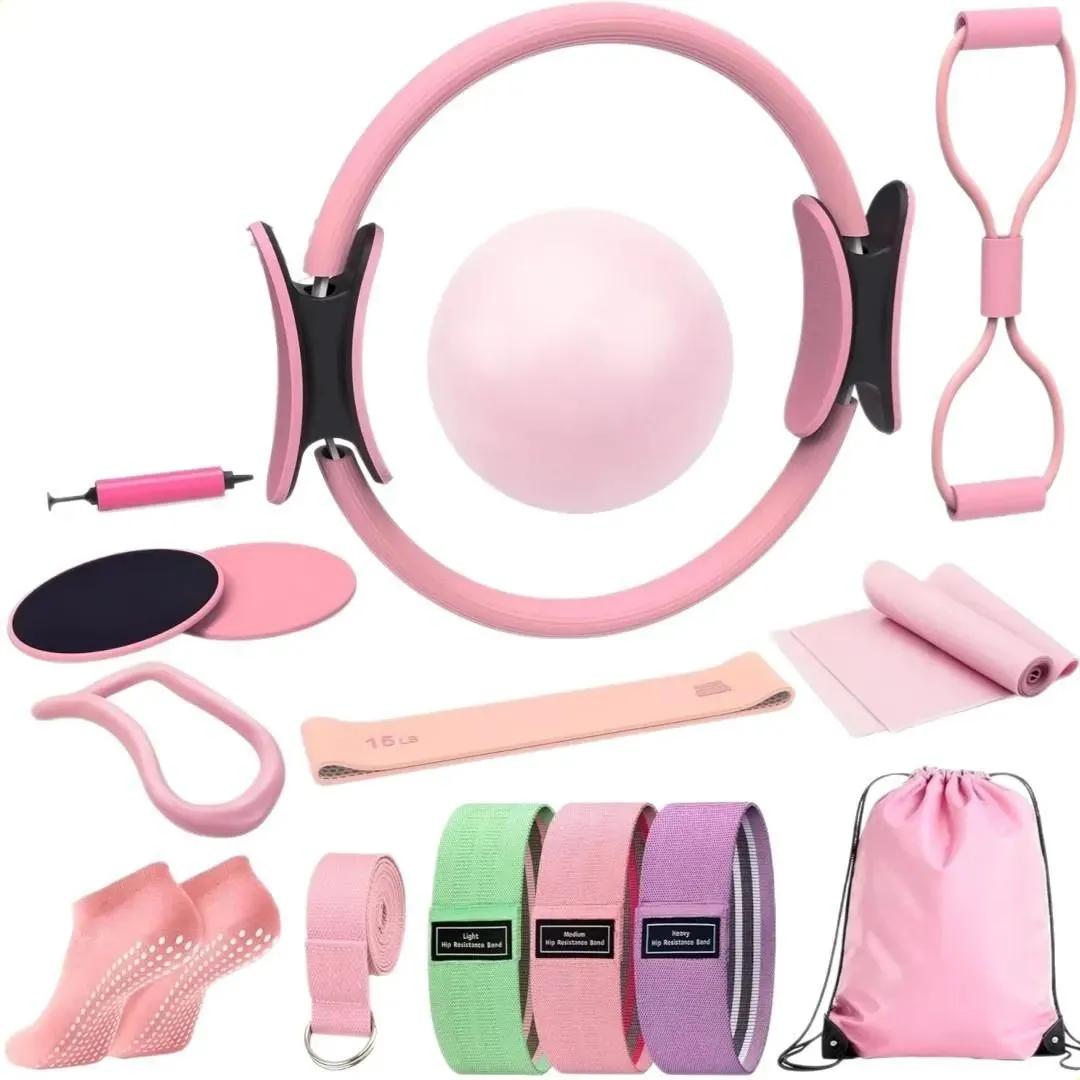 ZELTRYN Yoga Fitness Workout Kit Full Set of Home Body Shaping Equipment