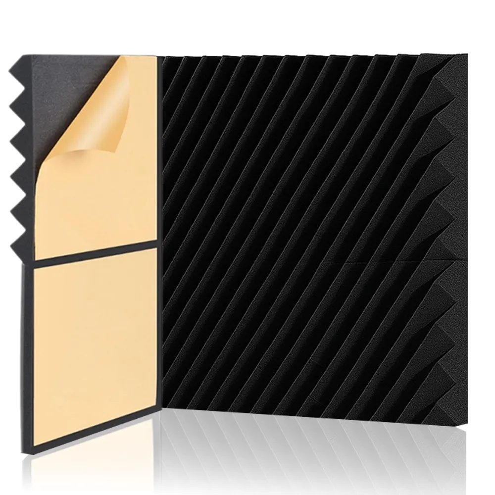 Self-Adhesive Sound Proof Foam Panels, 6/12pcs Acoustic Panels - 6 pack