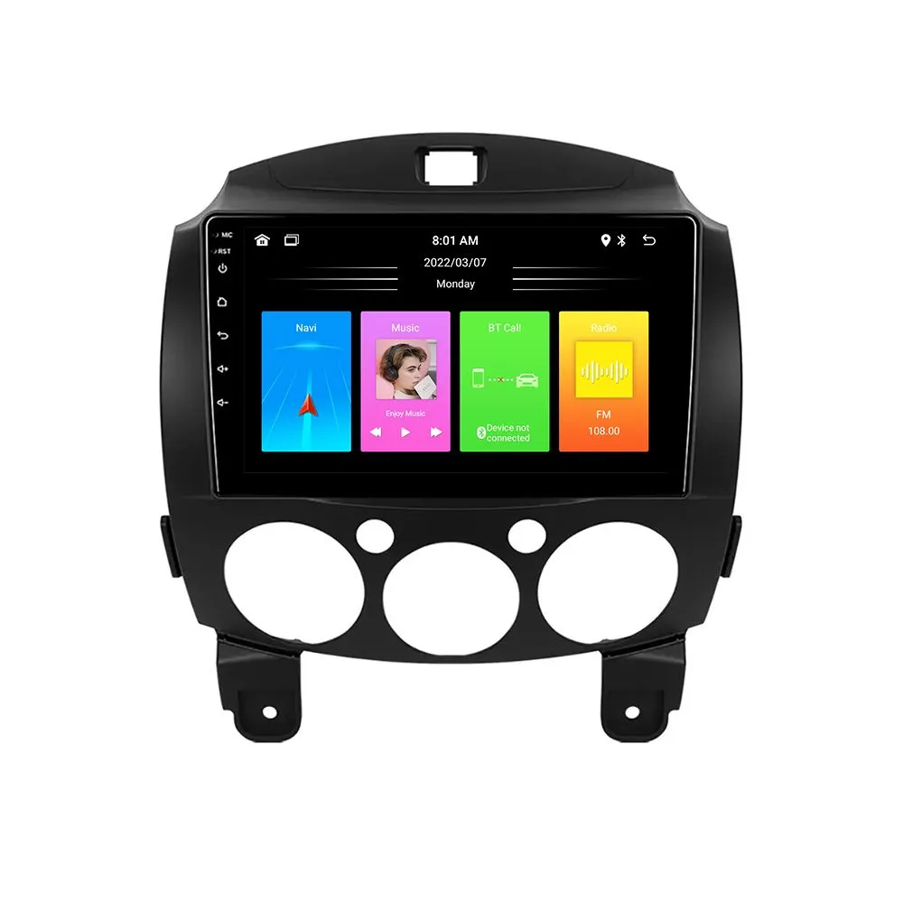 AirNav 9Inch Android Ips Touch Screen Navigation Wireless Compatible with Mazda2
